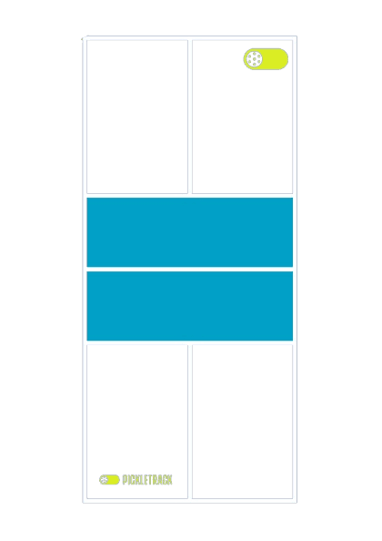Pista Pickleball Cyan